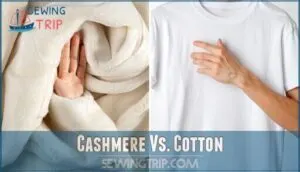 cashmere vs. cotton