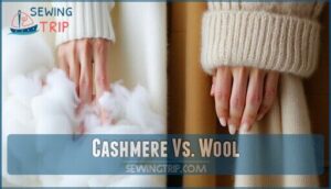 cashmere vs. wool