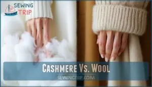cashmere vs. wool