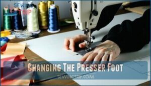 changing the presser foot
