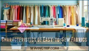 characteristics of easy-to-sew fabrics