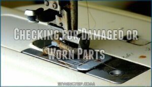 checking for damaged or worn parts