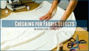 checking for fabric defects