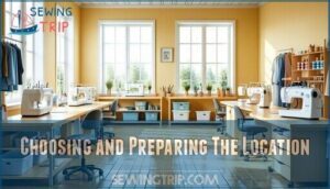 choosing and preparing the location