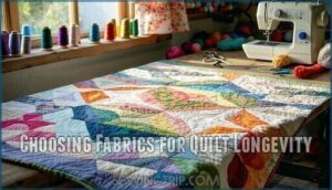 choosing fabrics for quilt longevity