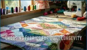 choosing fabrics for quilt longevity