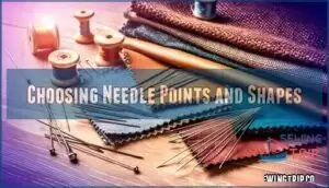 choosing needle points and shapes