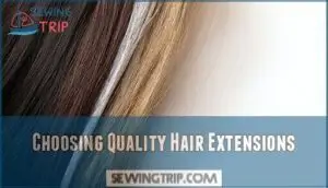 choosing quality hair extensions