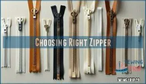 choosing right zipper