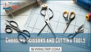 choosing scissors and cutting tools