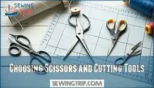 choosing scissors and cutting tools