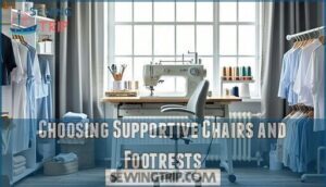 choosing supportive chairs and footrests