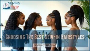 choosing the best sew-in hairstyles