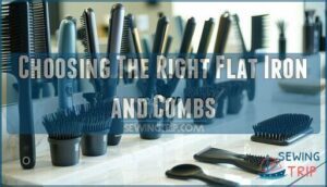 choosing the right flat iron and combs