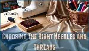 choosing the right needles and threads