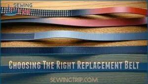 choosing the right replacement belt