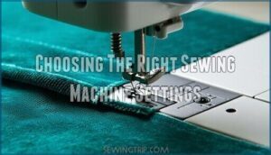 choosing the right sewing machine settings