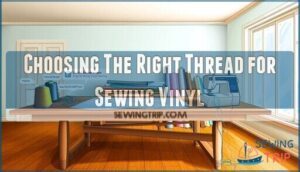 choosing the right thread for sewing vinyl