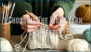 choosing the right yarn and needle choosing the right yarn and needle