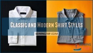 classic and modern shirt styles