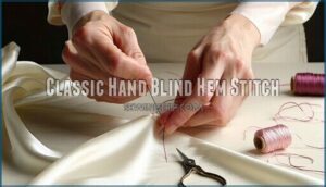 classic hand blind hem stitch