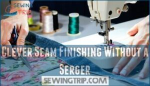 clever seam finishing without a serger