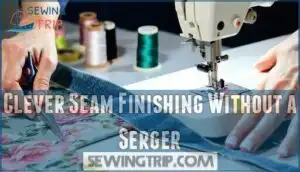 clever seam finishing without a serger
