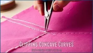 clipping concave curves