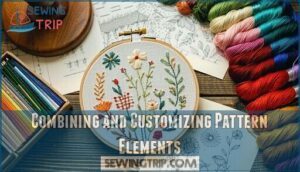 combining and customizing pattern elements