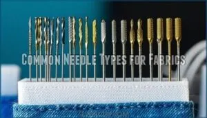 common needle types for fabrics