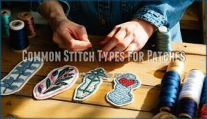 common stitch types for patches