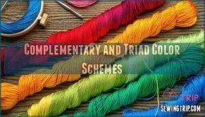 complementary and triad color schemes
