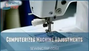 computerized machine adjustments