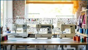 considerations when choosing a sewing chair