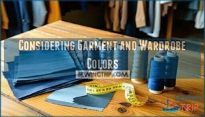 considering garment and wardrobe colors considering garment and wardrobe colors