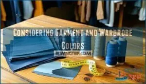 considering garment and wardrobe colors