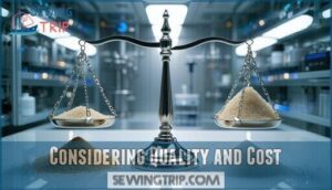 considering quality and cost