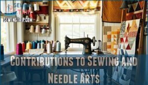 contributions to sewing and needle arts
