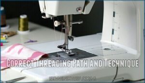 correct threading path and technique