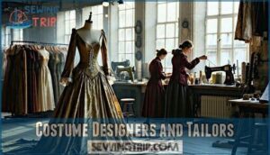 costume designers and tailors