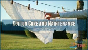 cotton care and maintenance