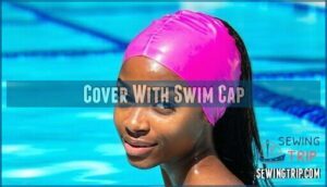 cover with swim cap