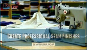 create professional seam finishes