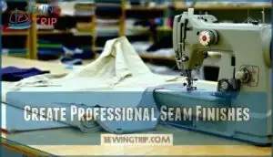create professional seam finishes