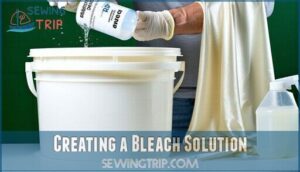 creating a bleach solution