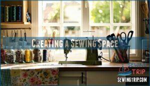 creating a sewing space