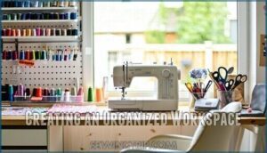 creating an organized workspace