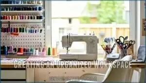 creating an organized workspace
