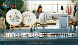creating custom embroidery patterns