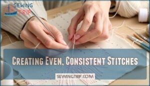 creating even, consistent stitches
